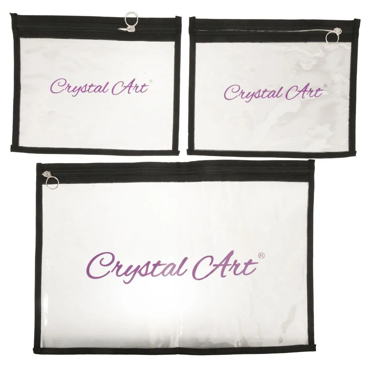 Craft Buddy Crystal Art Opbergmappen Transparant 4 Stuks