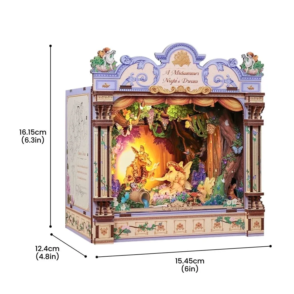 Figured'Art Midzomernachtsdroom book nook kit 107 delen led