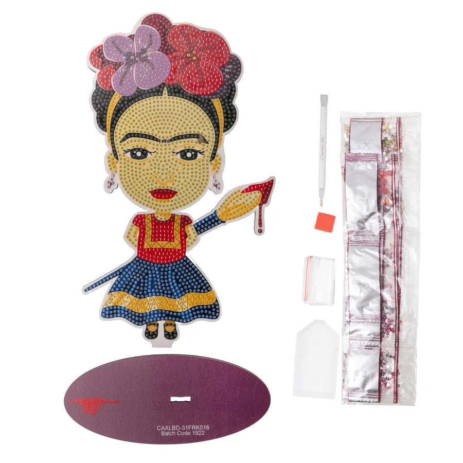 Craft Buddy Crystal Art Buddies Frida Kahlo figuur XL 25 cm