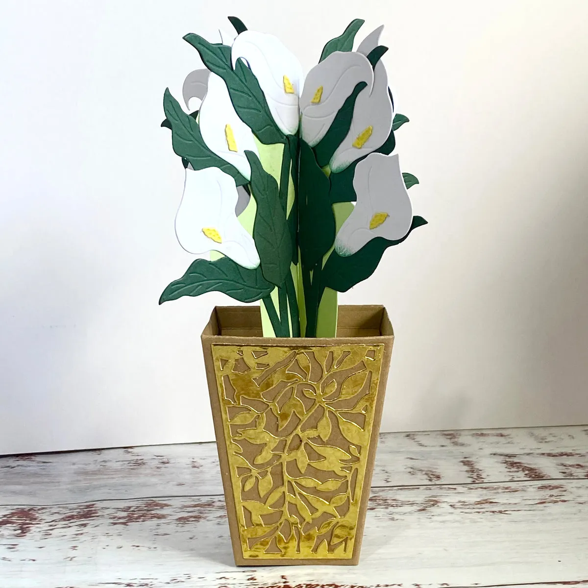 Craft Buddy Beautiful Bouquet Cala Lilies snijmallen 12-delig wit