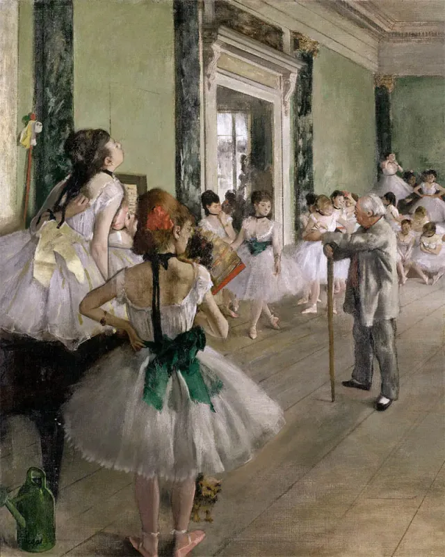Figured'Art De balletles Degas diamond painting 40x50cm vierkant