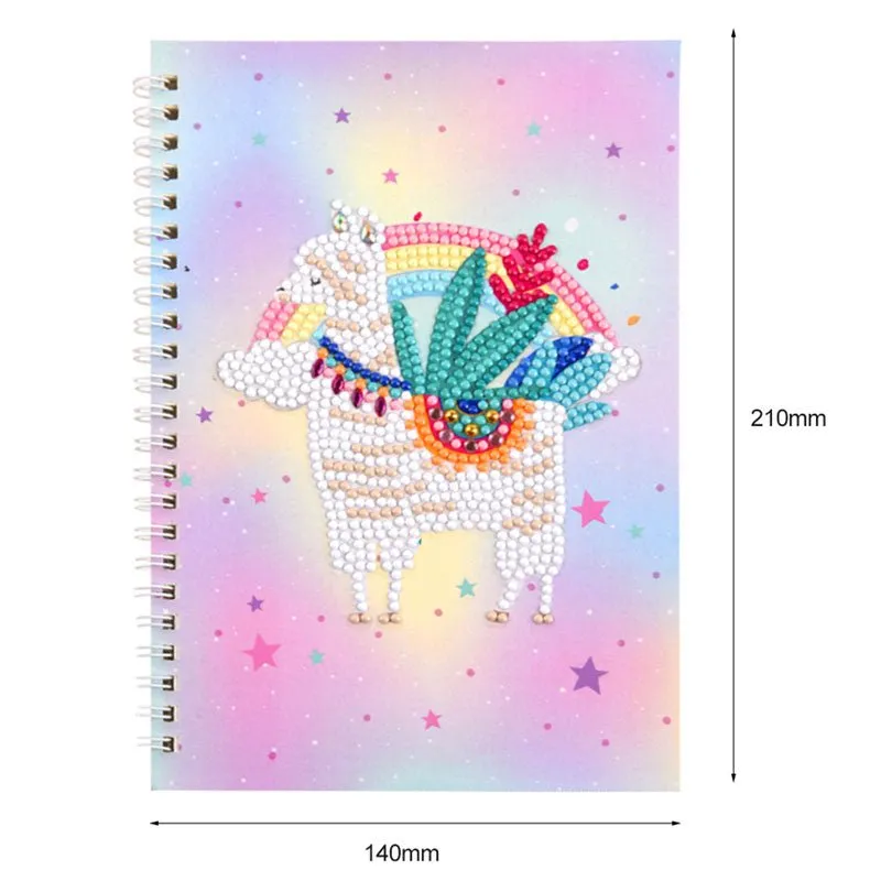 Figured'Art Mindeur Lama diamond painting notitieboekje A5 60 pagina's
