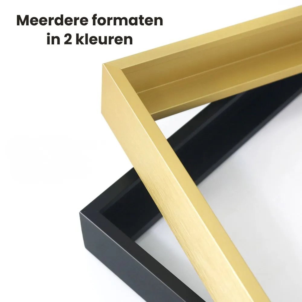 Figured'Art DIY aluminium frame 50x65cm goud schilderijlijst