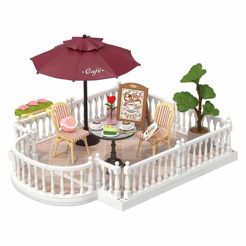 Figured'Art Chic caféterras miniatuurhuisje 76 stuks café