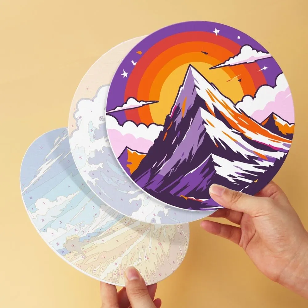 Figured'Art Wonderen Natuur Mini Schilderen op Nummer 6x Ø20cm