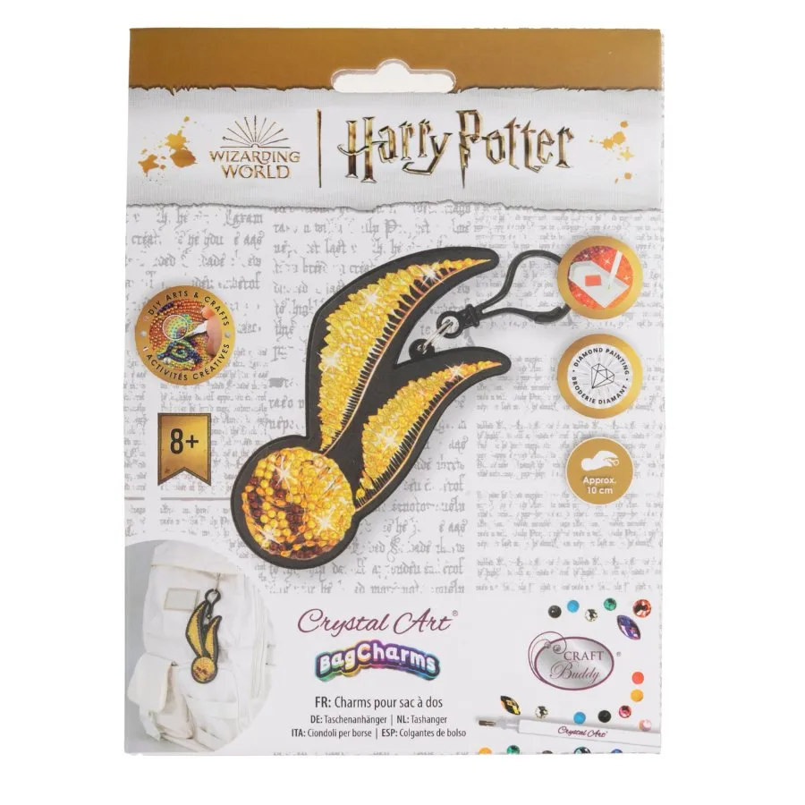 Craft Buddy Crystal Art Golden Snitch tashanger Harry Potter