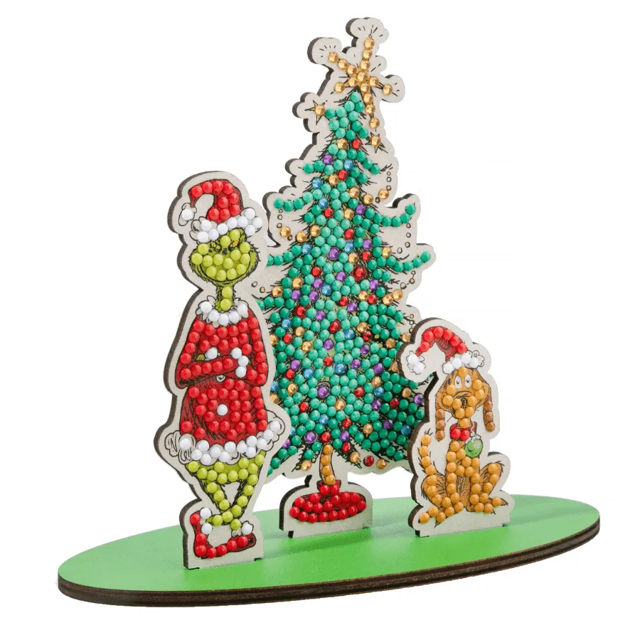 Craft Buddy Crystal Art Grinchmas Time 3D-scène 15x7x13,5 cm