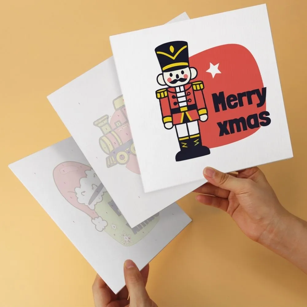 Figured'Art Mini Serie Feestelijke mini-prints schilderen op nummer 6x 20x20cm kerst