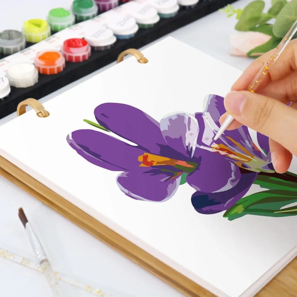 Figured'Art Seizoensbloemen kalender 2027 schilderen op nummer