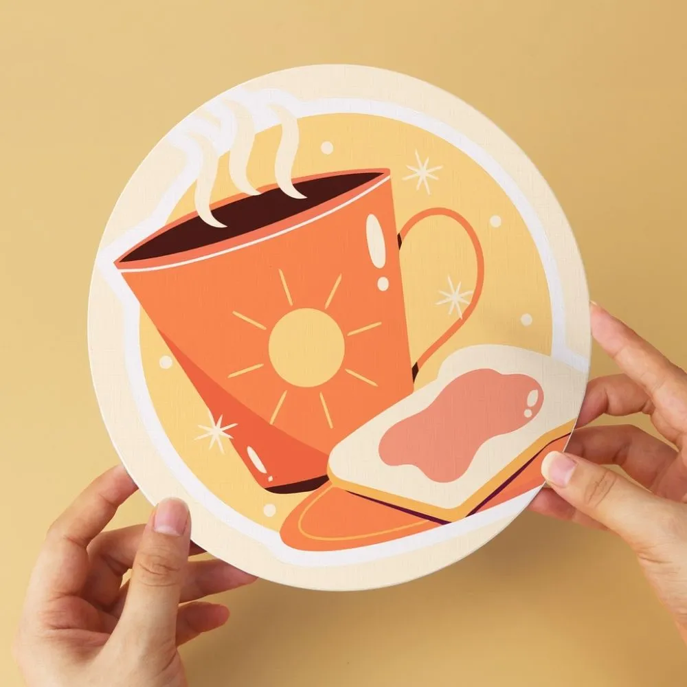 Figured'Art Mini Zoet seizoen schilderen op nummer Ø20cm 6 stuks