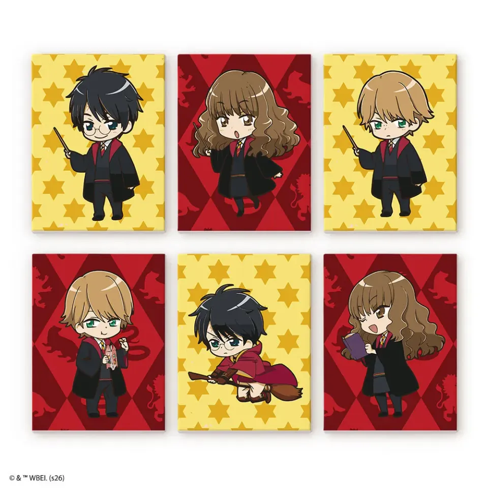 Figured'Art Gryffindor Trio mini schilderen op nummer 15x20 6 stuks