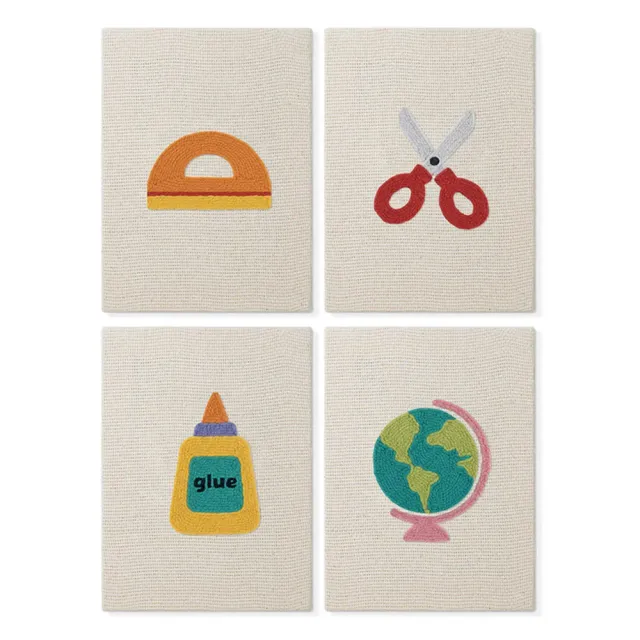 Figured'Art Creatieve Gereedschappen punch needle set 4 stuks met frames