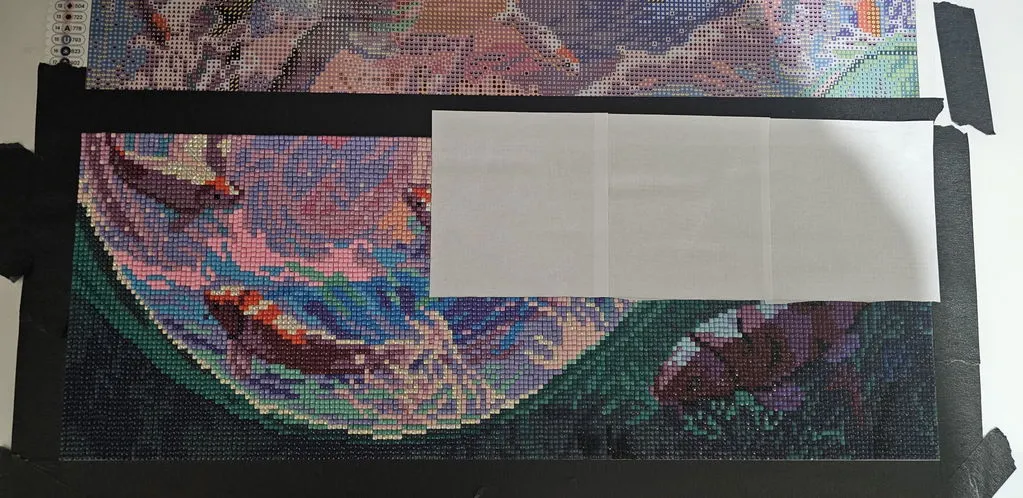 ARTDOT Water Tiger diamond painting tijger 47,5x70cm vierkant