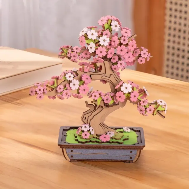Figured'Art Sakura Bonsai 3D puzzel 263 stukjes kersenbloesem