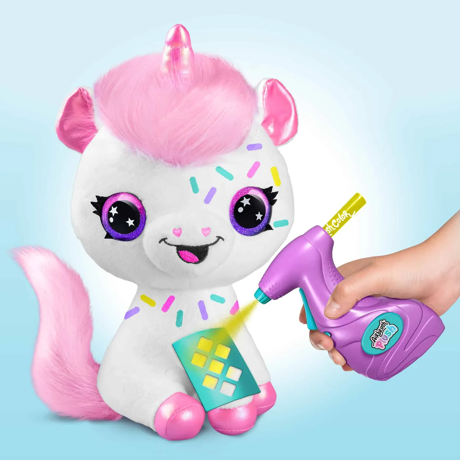 Canal Toys Airbrush Plush Sweet Unicorn knuffel versierset