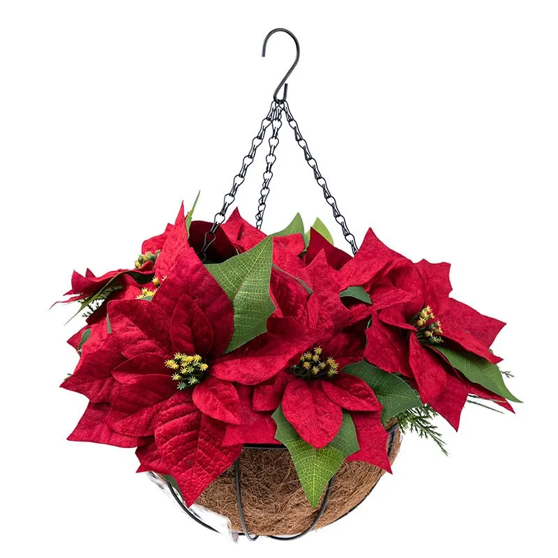 Craft Buddy Forever Flowerz Poinsettia LED hangmand knutselset 10 bloemen