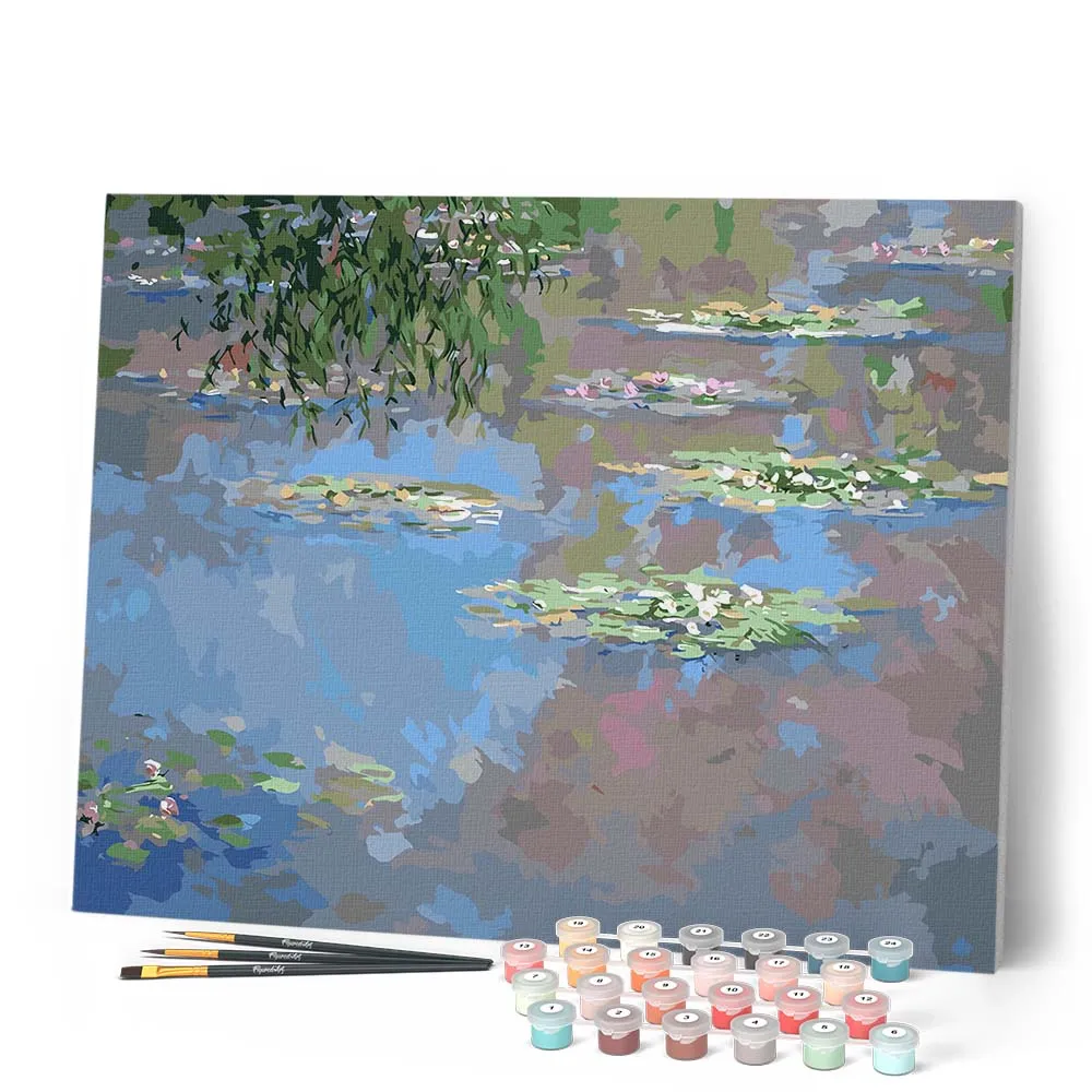 Figured'Art Waterlelies 1903 Monet schilderen op nummer 40x50