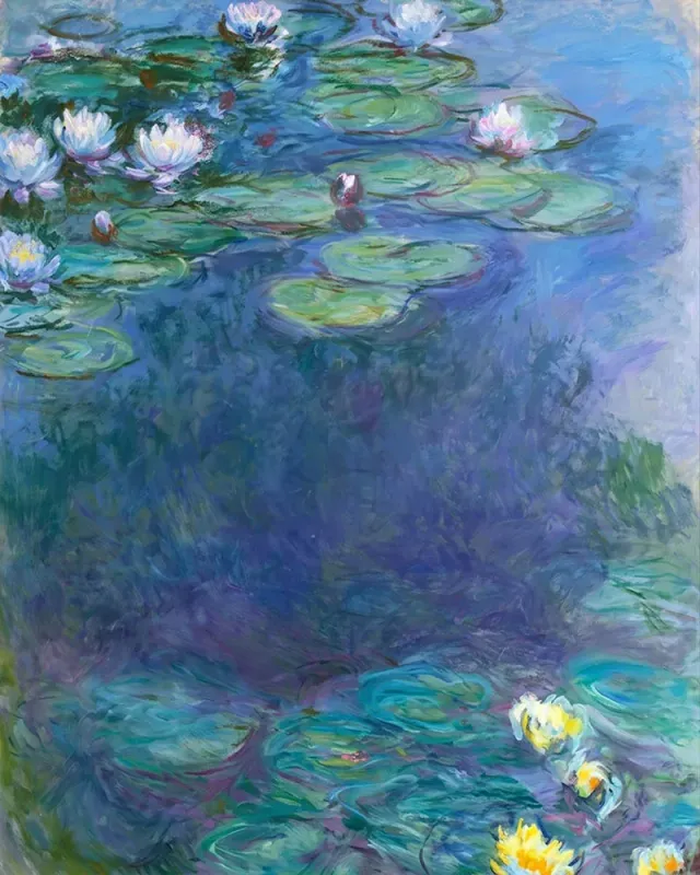 Figured'Art Waterlelies 1914-1917 Monet schilderen op nummer 40x50 cm