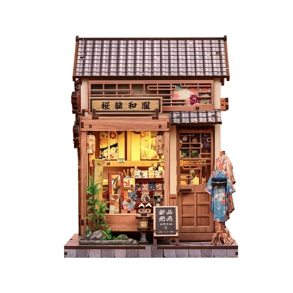 Figured'Art Zijdeatelier van Kyoto book nook bouwpakket 235 delen