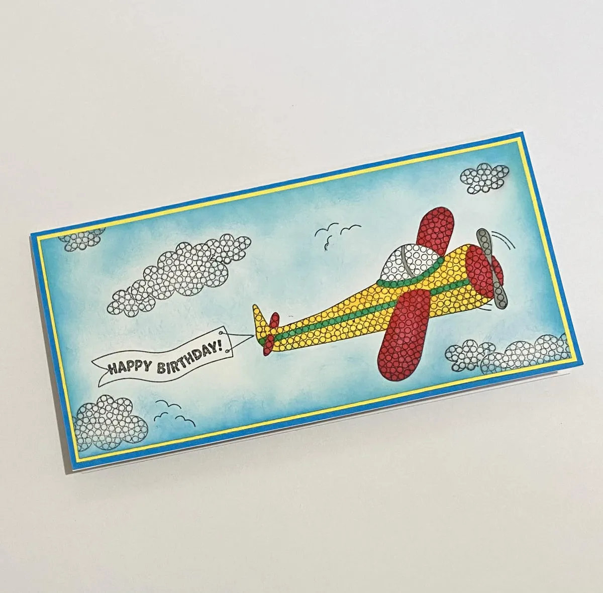 Craft Buddy Crystal Art Flying High stempelset 8-delig A6