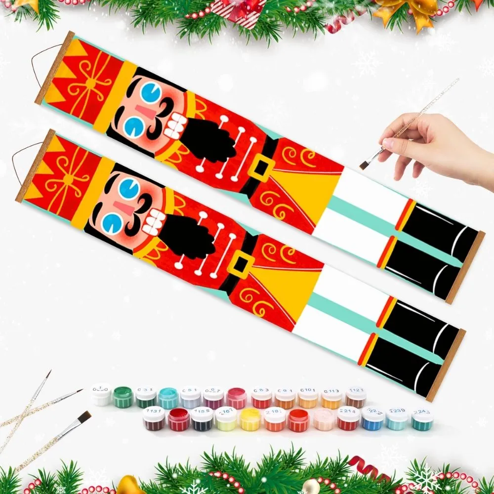 Figured'Art Notenkraker Vreugde deur banner schilderpakket 2x20x120cm