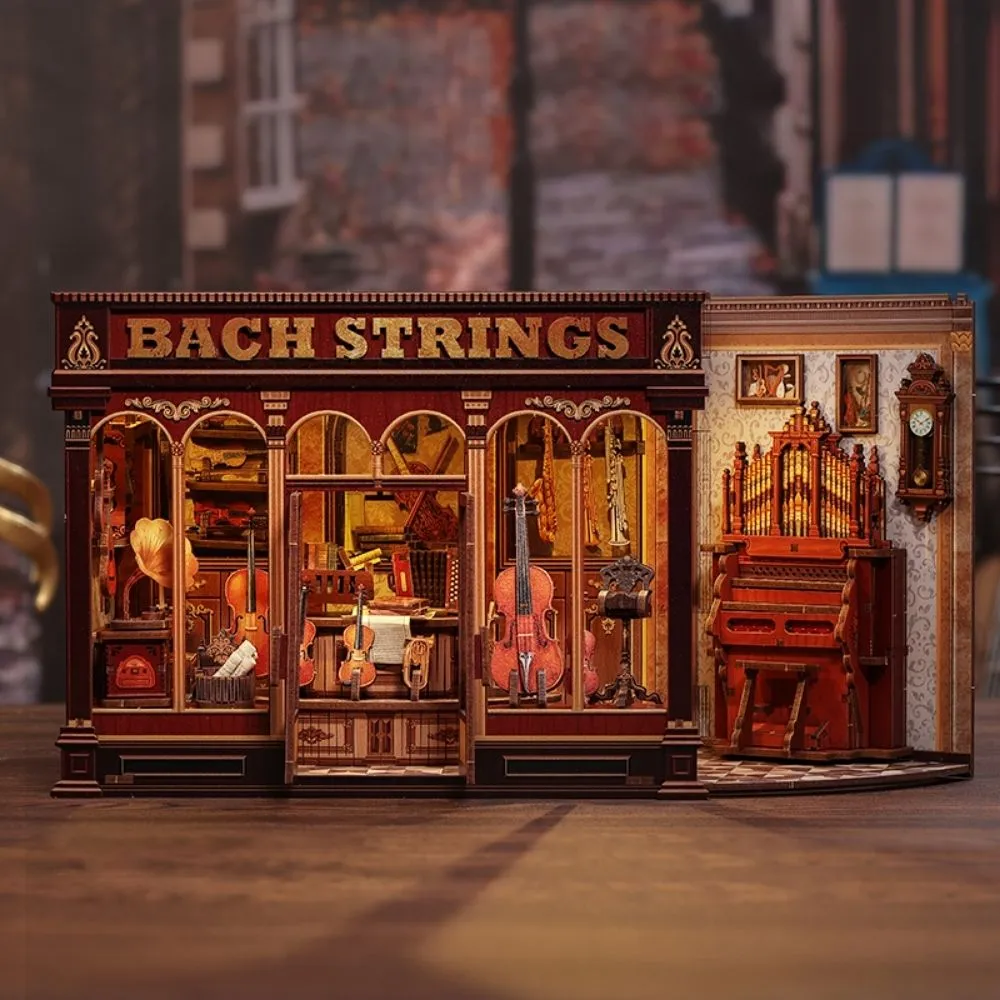 Figured'Art Bach Snaren Miniatuurhuisje 285 Delig met LED