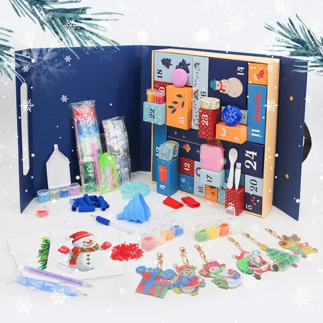Figured'Art Adventskalender 2024 diamond painting Doos 001 kerst