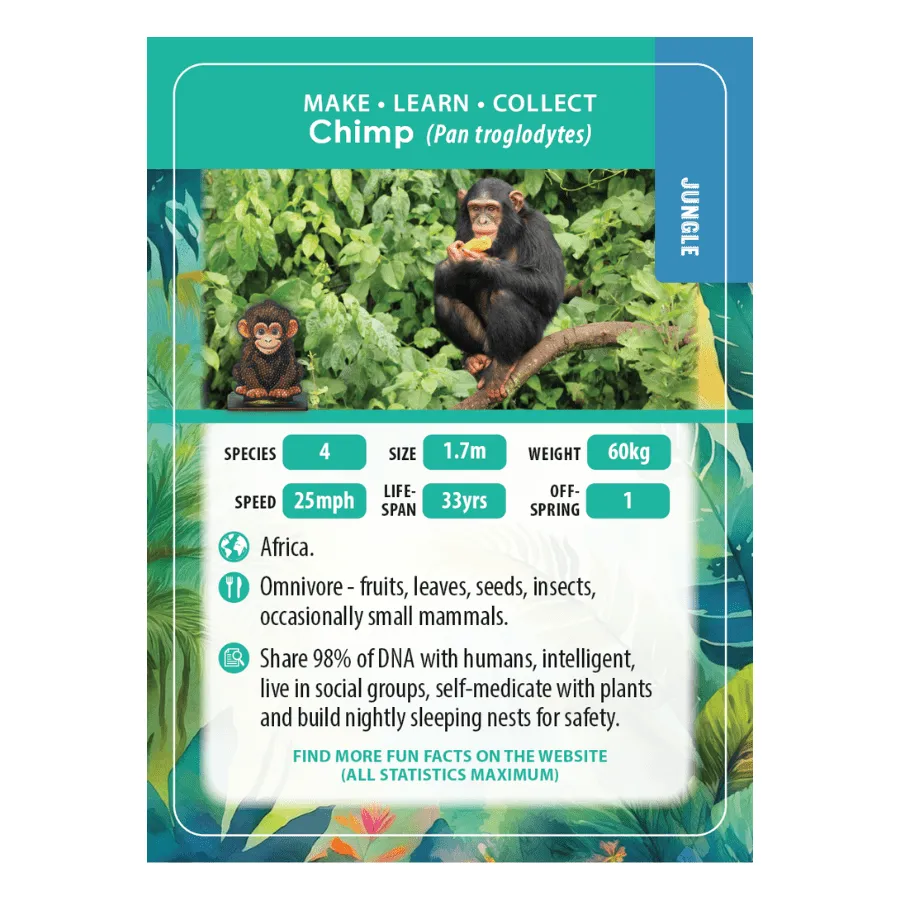 Craft Buddy Chimp Wildlife Buddies figuur diamond painting