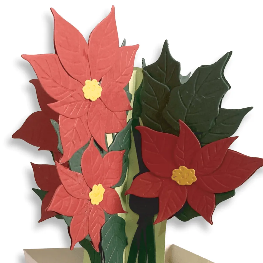 Craft Buddy Beautiful Bouquet Poinsettia snijmallen 12-delig