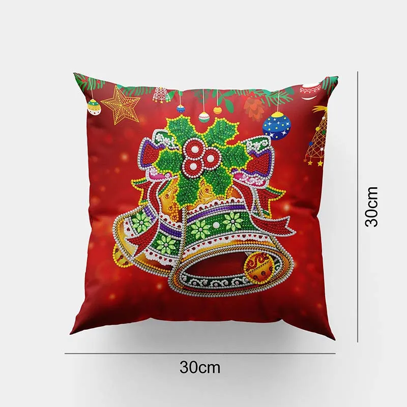 Figured'Art Klok diamond painting kussenhoes 30x30 cm 5D