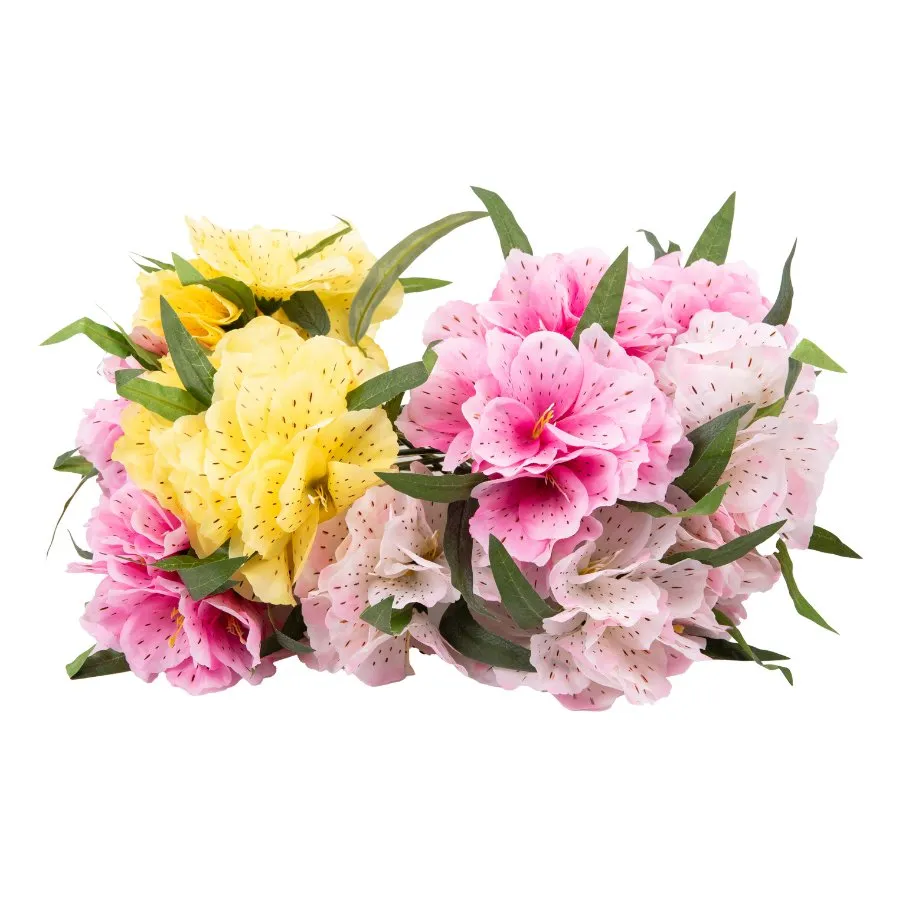 Forever Flowerz Alstroemeria knutselset pastel 18 bloemen
