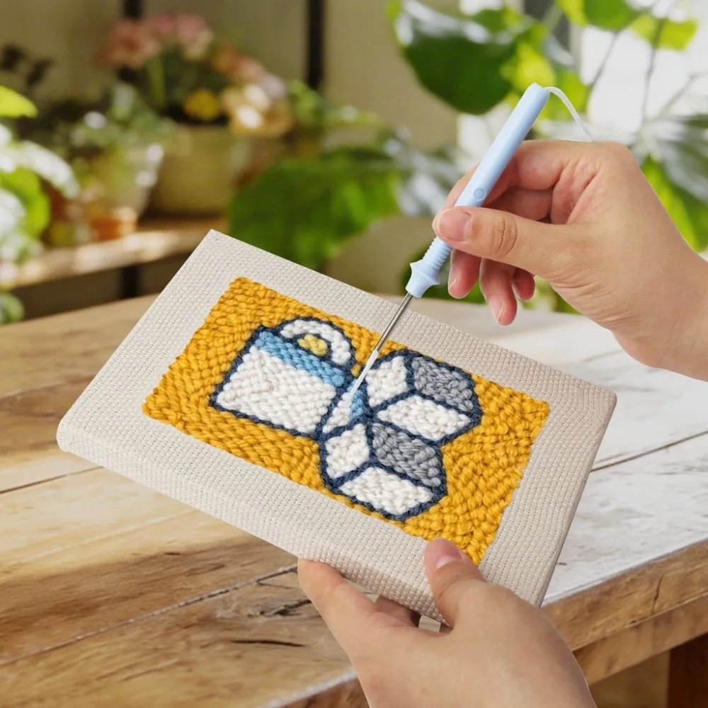 Figured'Art Smakelijke Delicatessen punch needle set 15x20 4 stuks