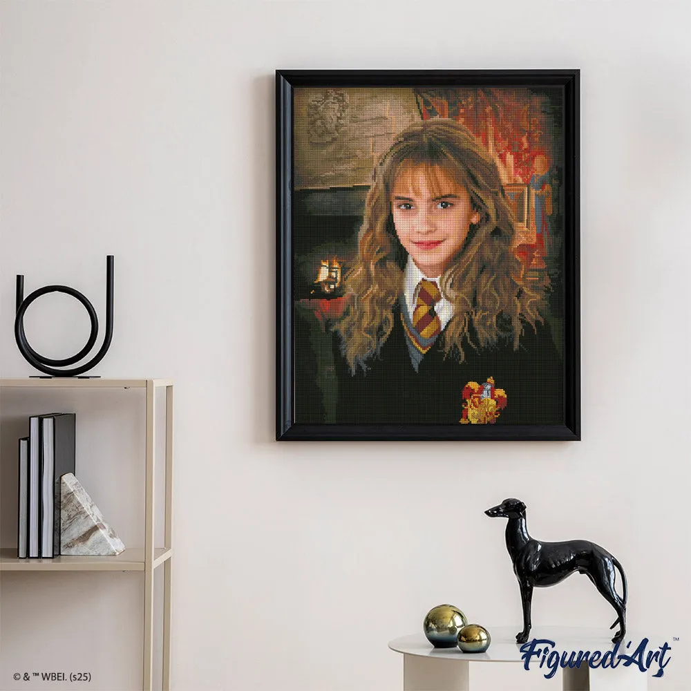 Figured'Art Hermione Granger diamond painting ingelijst 40x50cm vierkant