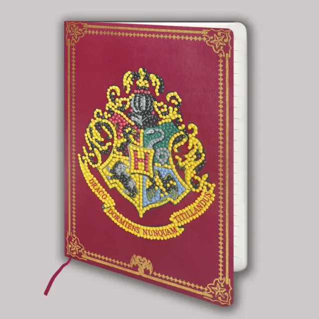 Craft Buddy Crystal Art Hogwarts Crest planner A5