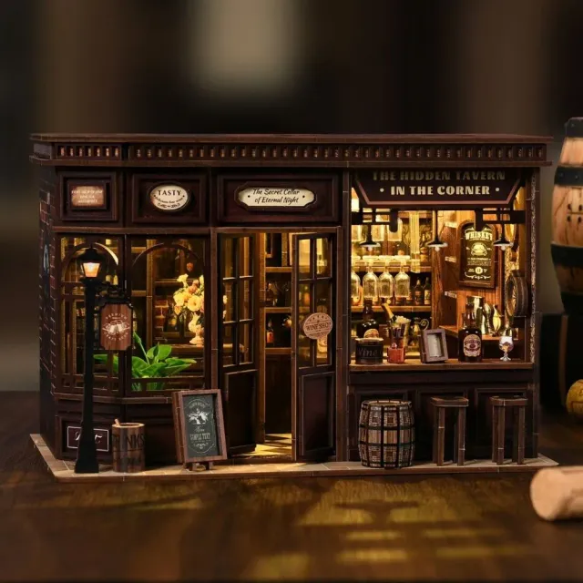 Figured'Art De Verborgen Taverne book nook 327-delig met led
