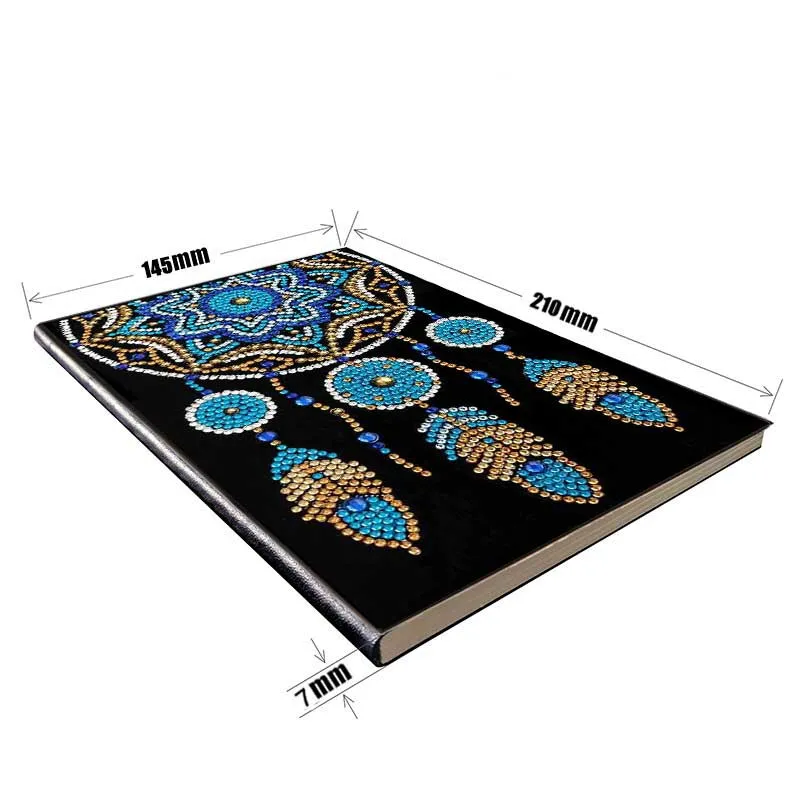 Figured'Art Dromenvanger diamond painting boek A5 50 pagina's rond
