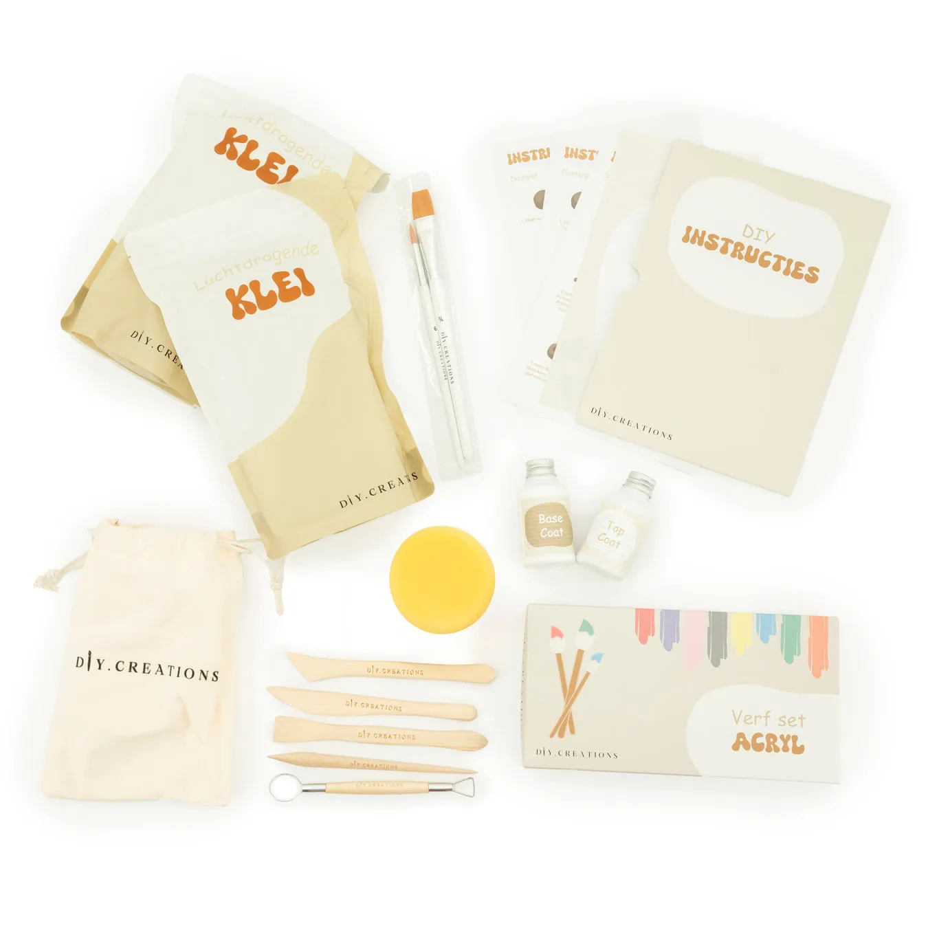 DIY Creations Clay Fun kleipakket 2 kg luchtdrogend