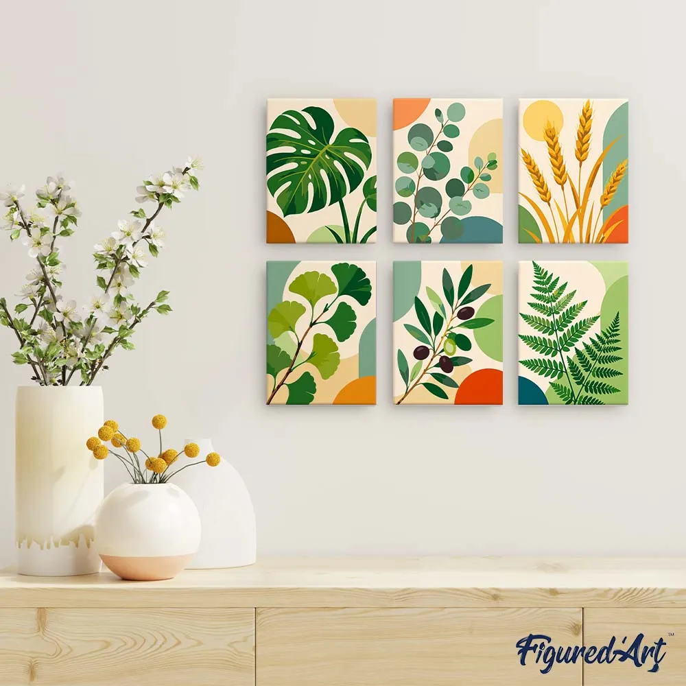 Figured'Art Mini Serie Botanische Illustraties schilderen op nummer 15x20cm