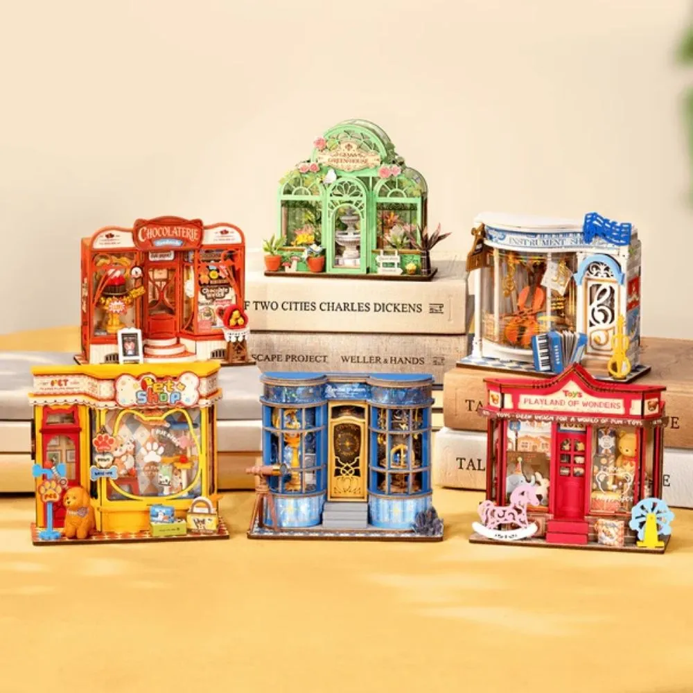 Figured'Art Melody muziekinstrumentenwinkel 3D puzzel 63 stuks