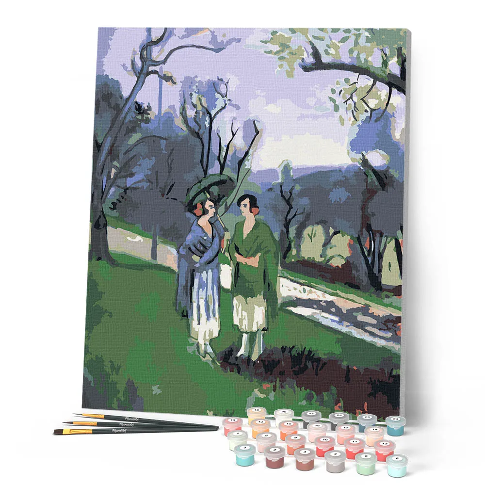 Figured'Art Gesprek onder de olijfbomen Matisse schilderen op nummer 40x50