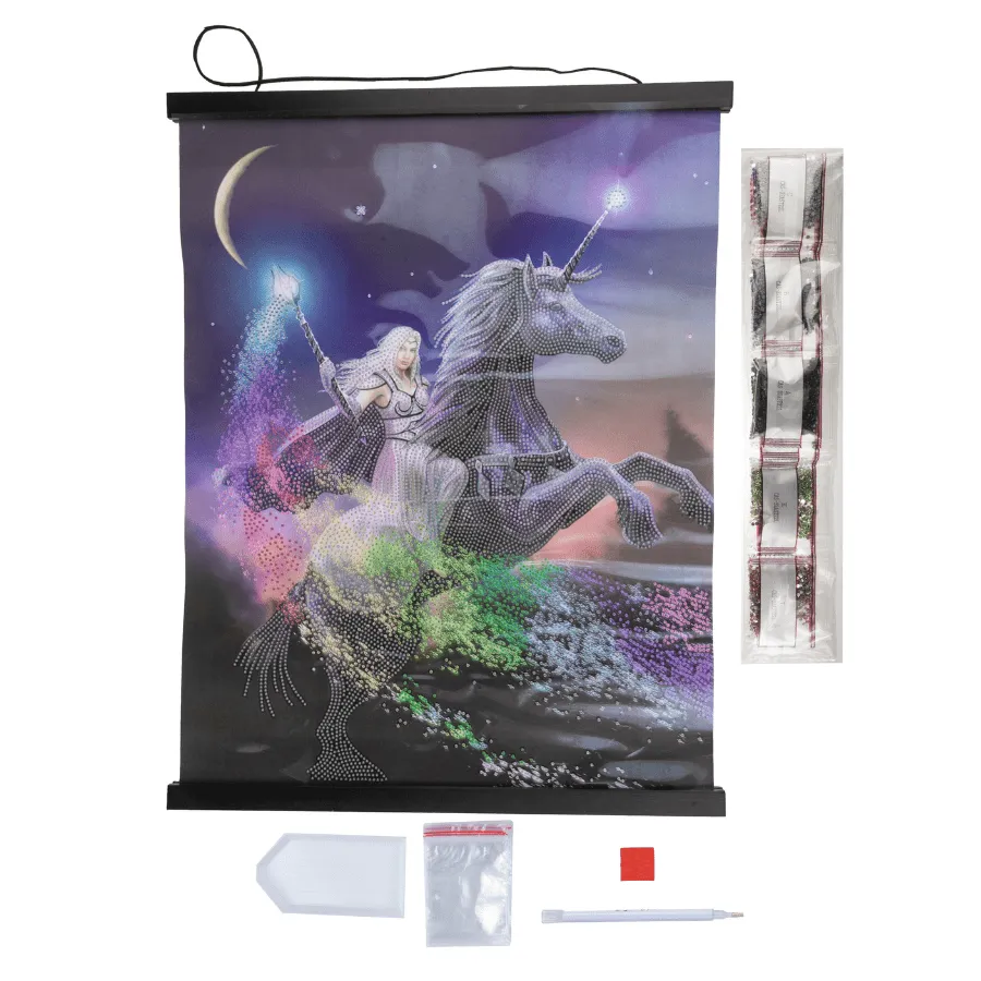 Craft Buddy Crystal Art Rainbow Magic diamond painting scroll 40x50cm