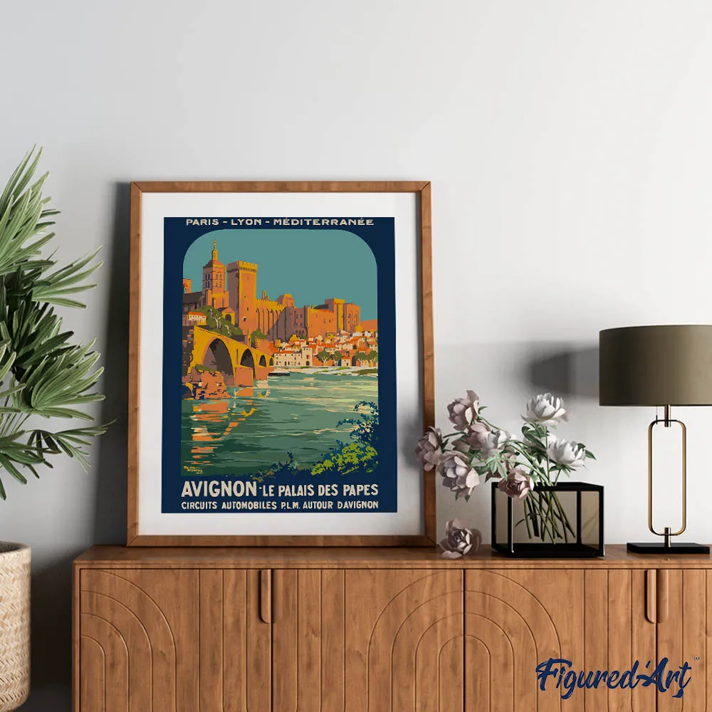 Figured'Art Avignon Pausenpaleis schilderen 40x50