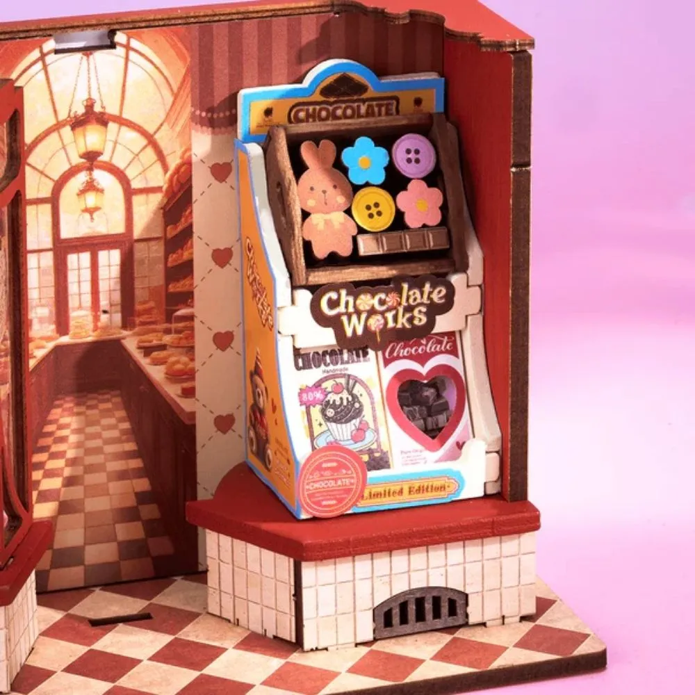 Figured'Art Sweet chocoladewinkel miniatuurhuisje 98 stukjes 1-2 uur