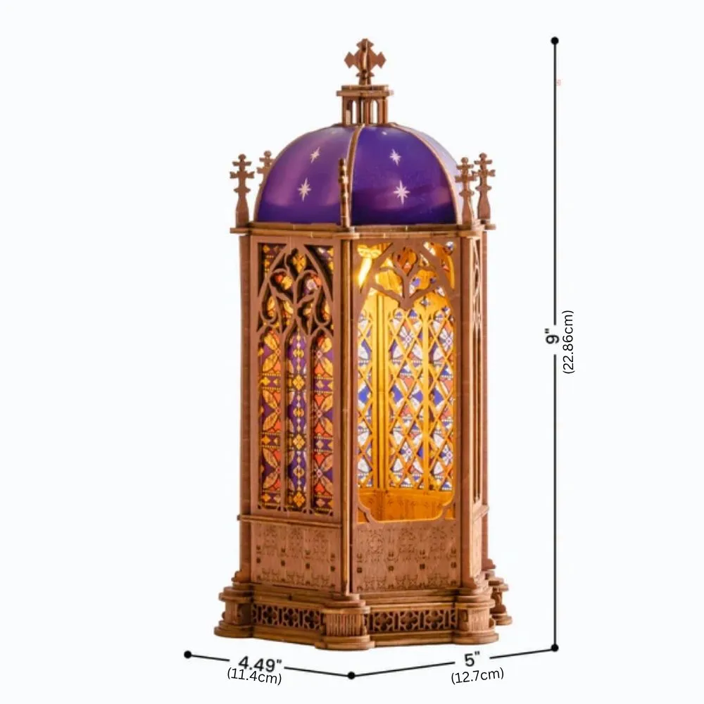 Figured'Art Sterrenkoepelkathedraal 3D puzzel 118-delig met led