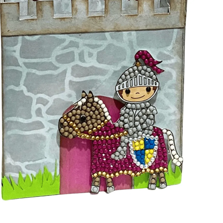 Craft Buddy Crystal Art Noble Knight stempelset A6 ridder 5-delig