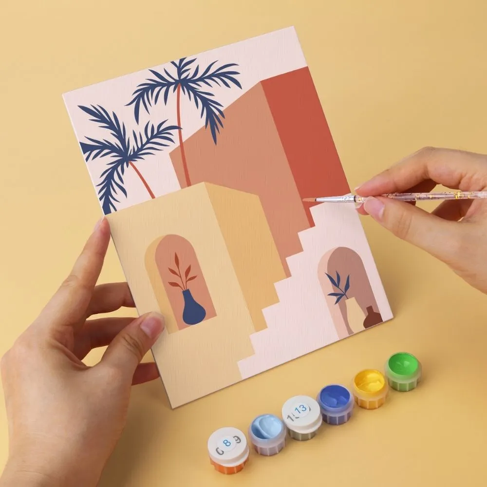 Figured'Art Mini Serie Deuren van de woestijn schilderen op nummer 6 stuks