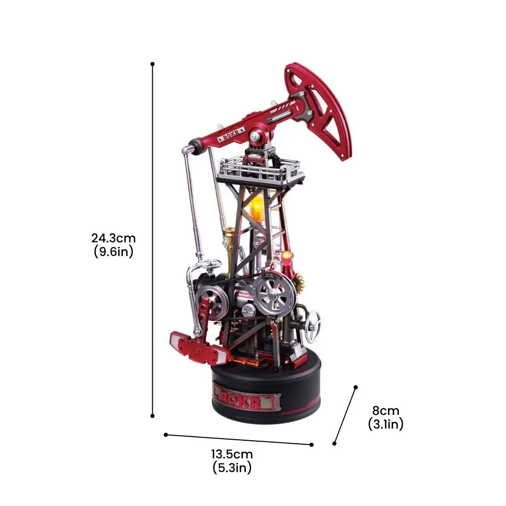 Figured'Art Olie-extractor 3D puzzel 127 stukjes met beweging