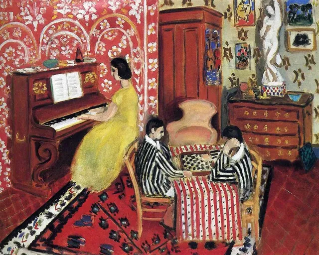 Figured'Art De Pianist en de Damspelers Diamond Painting Matisse 40x50