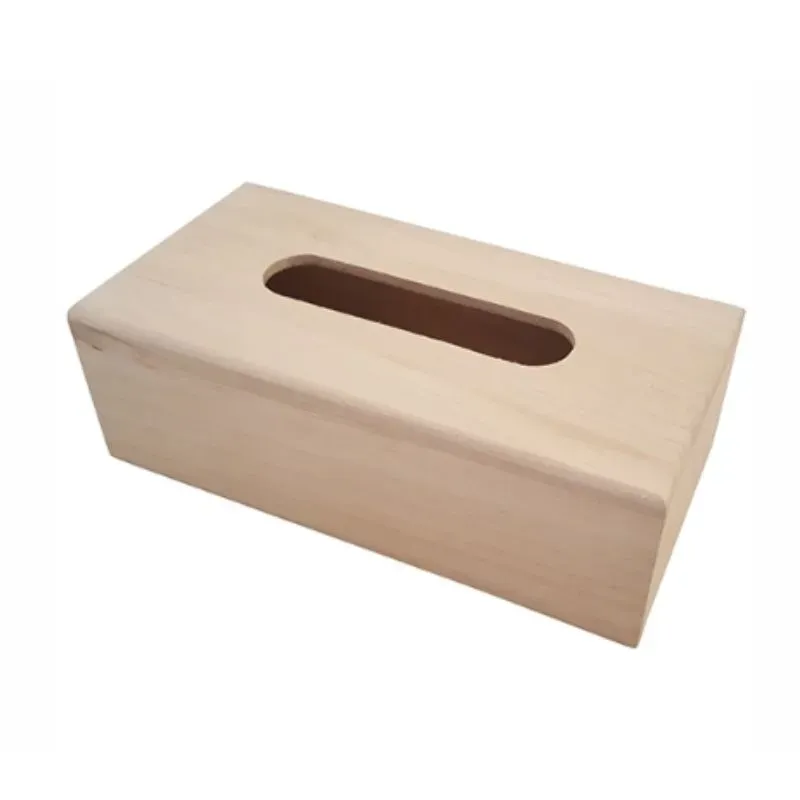 Workshops Houtbranden tissuebox hout met schuifbodem rubberhout