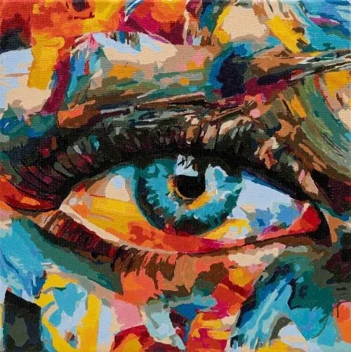 Craft Buddy Paint by Numbers Creative Eye canvas 30x30cm kind
